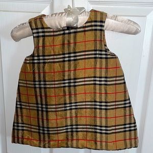 BURBERRY NOVA CHECK PATTERN GIRLS DRESS